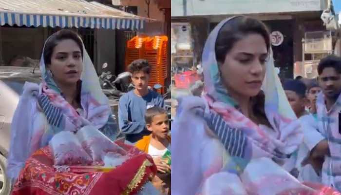 TV Actress Anjum Fakih Seeks Blessings At Mahim Dargah Ahead Of 'Khatron Ke Khiladi 13', Says, 'Its A Tradition For Me'