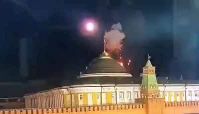 Plume Of Smoke Over Kremlin As Russia Foils Drone Attack By Ukraine - WATCH