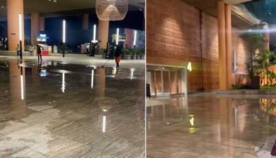 Watch: Bengaluru Airport Terminal 2 Faces Water Leakage Amid Rainfall