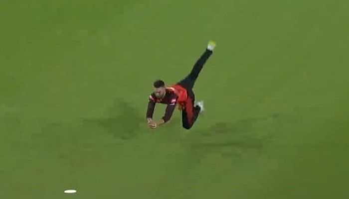 Watch: 'Superman Effort' Aiden Markram Takes A Stunning Catch To Remove Nitish Rana, Video Goes Viral
