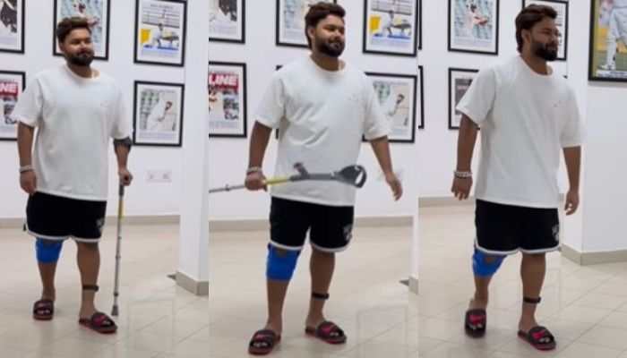 Rishabh Pant Injury Update: Delhi Capitals Captain Throws Away Crutches, Takes Major Step In Recovery From Car Crash - Watch