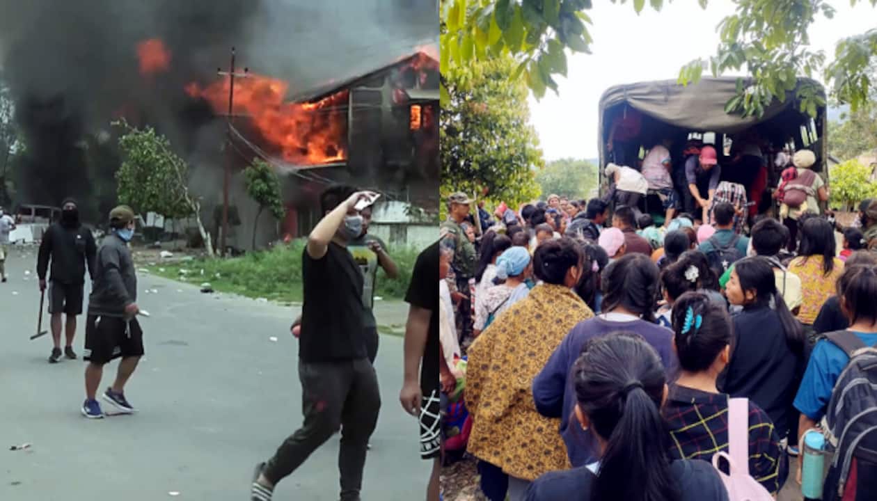 Gunfights, Violence Reported In Manipur; 13,000 People Rescued As More  Forces Arrive | India News | Zee News