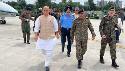 Defence Minister Rajnath Singh Visits J-K's Rajouri, Reviews Security Situation