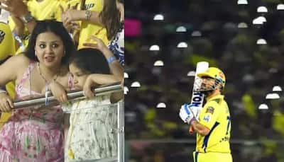 Watch: Sakshi Dhoni, Ziva Cheer For Captain Cool At MA Chidambaram Stadium, Chennai