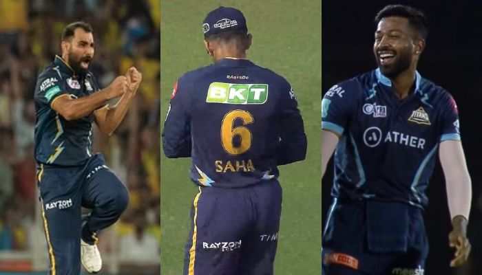 Watch: Wriddhiman Saha&#039;s Trousers Take Center Stage In Hilarious IPL Moment, Hardik Pandya And Mohammed Shami In Stitches - Video Goes Viral