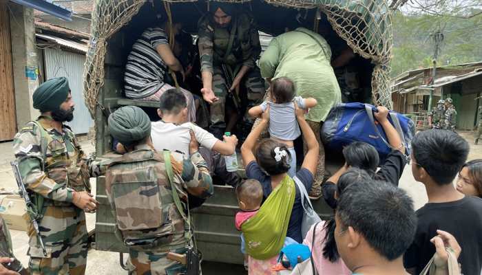 Manipur Violence: Army Drones, Helicopters On Watch; 23,000 Moved To Safety