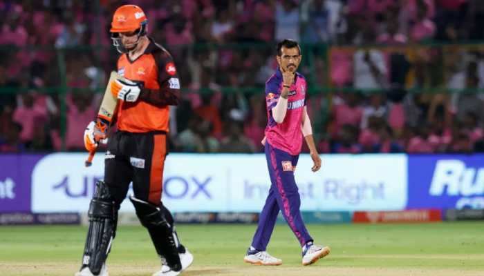 Rajasthan Royals leg-spinner Yuzvendra Chahal picked up 4/29 and became the joint highest wickettaker in IPL history with 183 wickets in 142 matches, same as former Chennai Super Kings all-rounder Dwayne Bravo. Chahal needs one more wicket to surpass Bravo's mark. (Photo: BCCI/IPL)