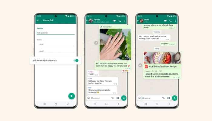 New Updates Of Polls And Caption Sharing Make WhatsApp Communication More Fun