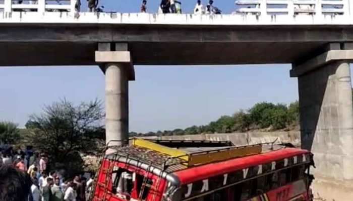 15 Dead, Several Injured After Bus Falls From Bridge In MP’s Khargone, Rescue Ops Underway