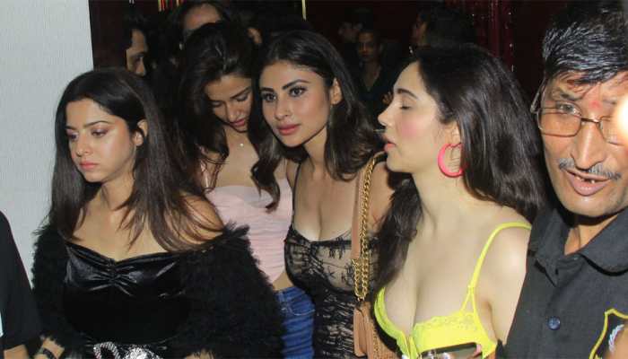 Disha Patani, Mouni Roy Mobbed By Unruly Crowd At Anshul Garg's Birthday Bash