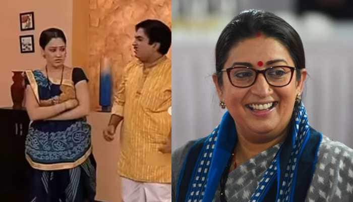 Smriti Irani&#039;s Epic Marriage Advice With Jethalal And Dayaben&#039;s Video From TMKOC Goes Viral - Watch
