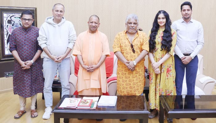 &#039;The Kerala Story&#039; Team Meets CM Yogi Adityanath, Hails UP&#039;s Anti-Conversion Law