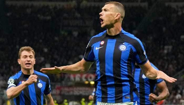 UEFA Champions League 2023: Edin Dzeko, Henrikh Mkhitaryan Give Inter Milan 2-0 Lead Over AC Milan After 1st Leg Of Semis