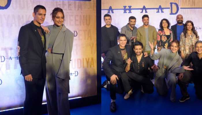 Sonakshi Sinha, Vijay Varma Rule The 'Dahaad' Look At Screening: Pics 