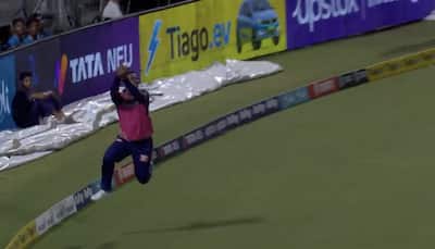 Watch: Shimrom Hetmyer Takes Exceptional Catch Inches Away From Boundary Line To Dismiss Jason Roy