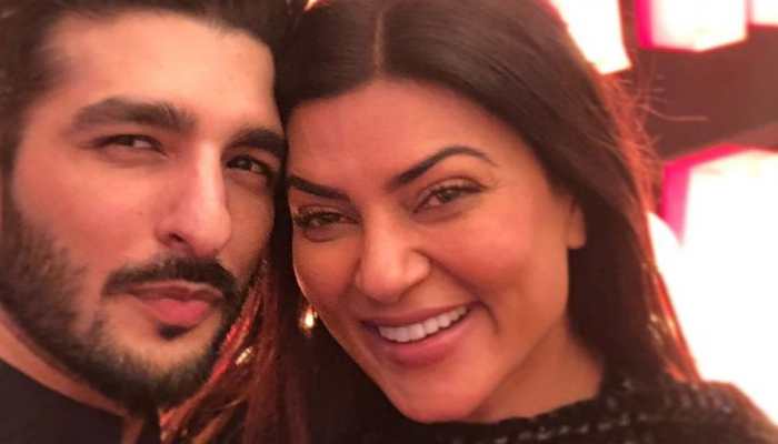 Sushmita Sen Drops Unseen Pic With Ex-Boyfriend Rohman Shawl - Don't Miss The Kiss Emoji