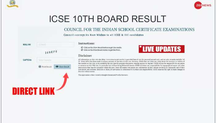 ICSE Class 10th Result 2023 Declared On results.cisce.org, Direct Link To Check CISCE 10th Board Scorecards here