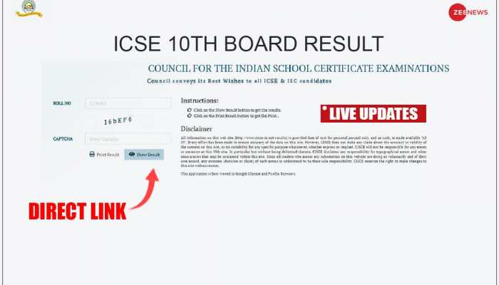 Result best sale cisce org