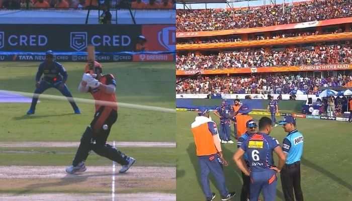 Watch: Hyderabad Crowd Chant Kohli's Name Pointing At Gambhir, Throw Objects At Lucknow Dugout After Controversial No-Ball Call