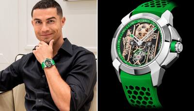 Cristiano Ronaldo Shows Off Custom-Made 'Siu' Celebration Watch Featuring 26 White Diamonds, Check Details Here