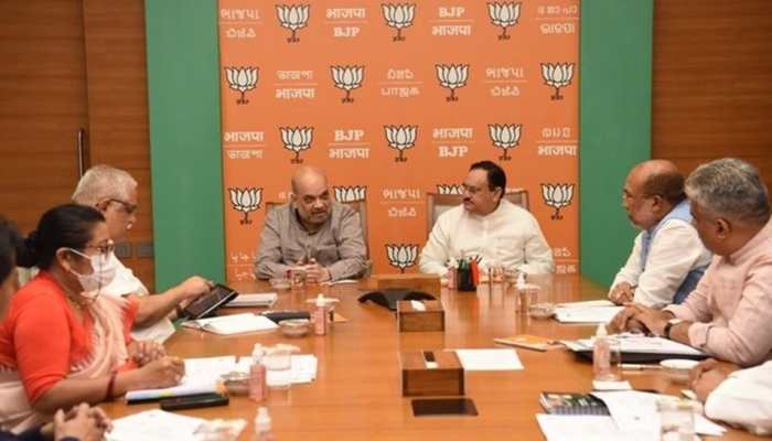 Manipur CM Biren Singh, 4 Ministers Meet Amit Shah, JP Nadda In Delhi ...