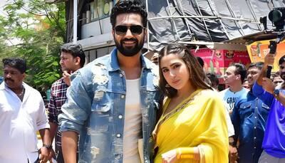 Sara Ali Khan, Vicky Kaushal Enjoy Ice-Gola Before 'Zara Hatke Zara Bachke' Trailer Launch