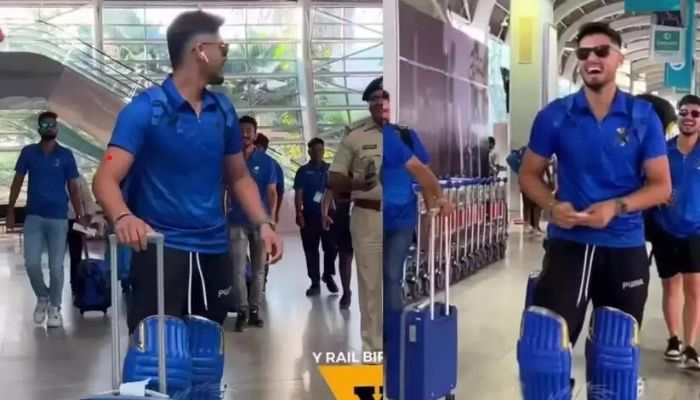 Watch: Mumbai Indians Teach Nehal Wadhera Lesson, Makes Him Wear Batting Pads At Airport