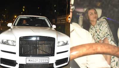Shah Rukh Khan, Rani Mukerji Arrive At Karan Johar's House For Get-Together