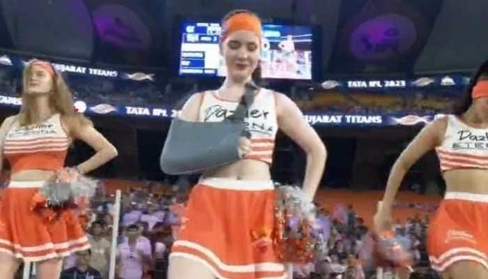 Injured Cheerleader Dazzles IPL Crowd; Outrage Erupts As SRH Faces Backlash Over Viral Photo