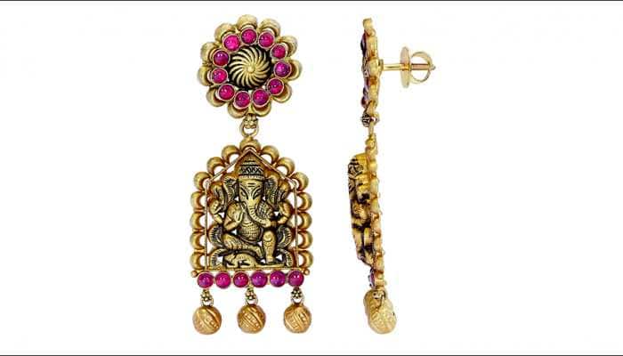Buy Candere by Kalyan Jewellers 18k Gold Diamond Drop Earrings Online At  Best Price @ Tata CLiQ