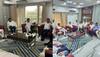 DK Shivakumar Holds Meeting With Leaders, Supporters At MP Brother DK Suresh's Office
