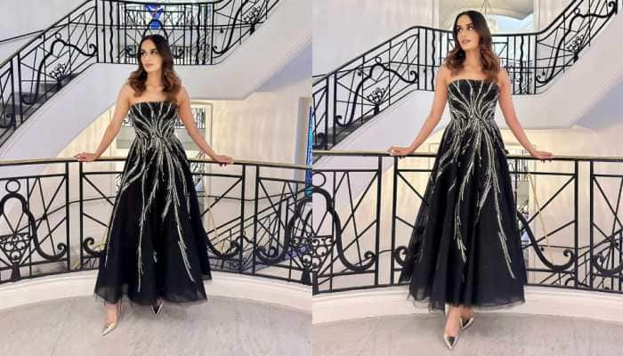 Cannes 2023: Miss World Manushi Chhillar Sizzles In Black Gown On Day 2