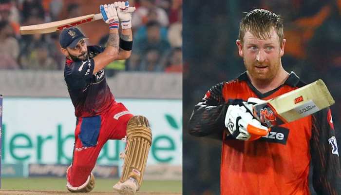 Virat Kohli and Heinrich Klaasen became first batters to score centuries for opposing sides in the history of Indian Premier League. Kohli's sixth ton led Royal Challengers Bangalore to 8-wicket win over Sunrisers Hyderabad in an IPL 2023 match. (Photo: IANS)