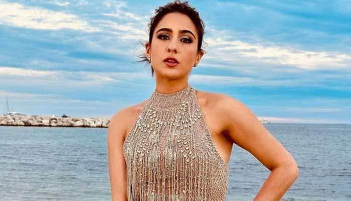 Sara Ali Khan Looks Uber Glam In Shimmery Bodycon Gown, Represents India At Vanity Fair X Red Sea Women in Cinema Gala - Pics