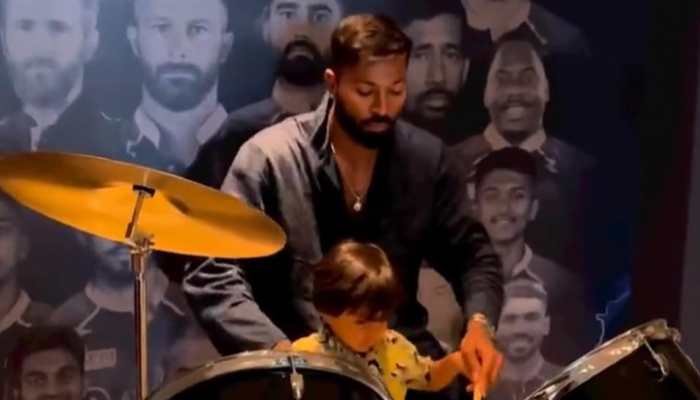 IPL 2023: Hardik Pandya And Son Agastya Playing Drums Is The Cutest Thing On Internet Today