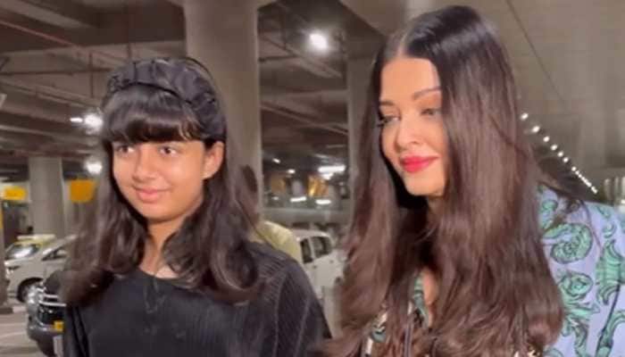 After Sensational Cannes &#039;Hooded&#039; Appearance, Aishwarya Rai Returns To Mumbai With Daughter Aaradhya Bachchan