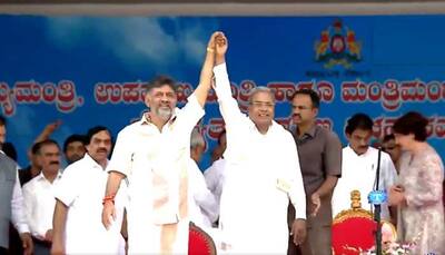 Siddaramaiah Sworn In As Karnataka CM, Shivakumar Dy CM; 8 Legislators Take Oath As Ministers