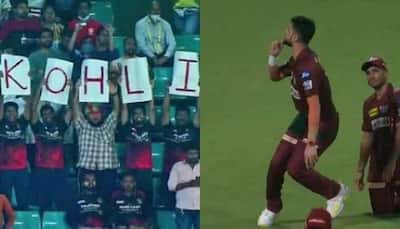 Watch: Roaring Echoes of 'Kohli, Kohli' Resound During Naveen-Ul-Haq's Bowling, LSG Pacer Recreates Gambhir's 'Shush Down' Sign