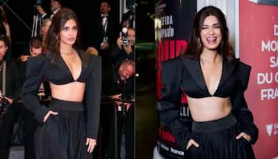 Cannes 2023: Diana Penty Gives Boss Lady Vibes In Black Tuxedo With Plunging Neckline- Pics