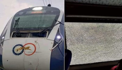 Vande Bharat Express On Puri-Howrah Route Damaged By Hailstorm, Windows Shattered: In Pics