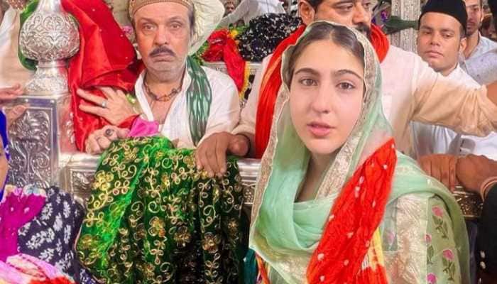 Sara Ali Khan Visits Ajmer Sharif Dargah Ahead Of Zara Hatke Zara Bachke Release, Gets Mobbed By Crowd - Watch