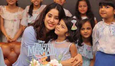 Janhvi Kapoor Celebrates 'The Little Mermaid' With Little Princesses, Looks Magnificent as Ariel