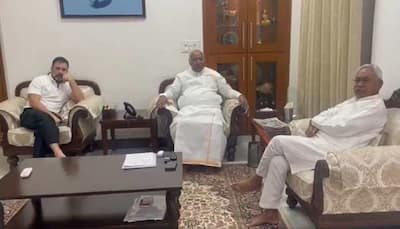 Efforts For Opposition Unity Gathers Pace; Bihar CM Nitish Kumar Meets Congress Chief Kharge, Rahul Gandhi