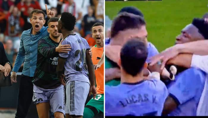 Watch: Vinicius Junior Slaps Valencia Player After Facing Racist Abuse In Real Madrid&#039;s La Liga Clash