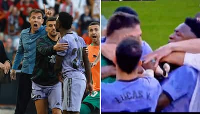 Watch: Vinicius Junior Slaps Valencia Player After Facing Racist Abuse In Real Madrid's La Liga Clash