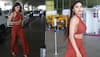 Sherlyn Chopra Suffers Oops Moment At Airport, Covers Up Her Criss-Cross Halter Backless Top As Paps Click Her - Watch