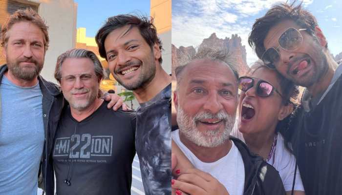 Ali Fazal Drops BTS Clicks With Gerard Butler, Richa Chadha From The Sets Of 'Kandahar'