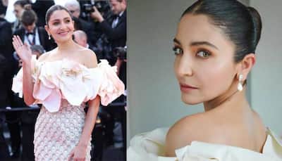 Anushka Sharma Exudes Radiance On Her Debut Cannes 2023 Red Carpet Look In Off-Shoulder Ivory Richard Quinn Couture Gown