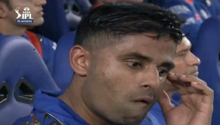 Watch: Suryakumar Yadav&#039;s Heart-Breaking Reaction After Dismissal In IPL Qualifier 2 Goes Viral