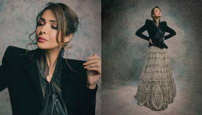 Malaika Arora Gives Out Major Diva Vibes In Stunning Black Blazer, Flared Skirt